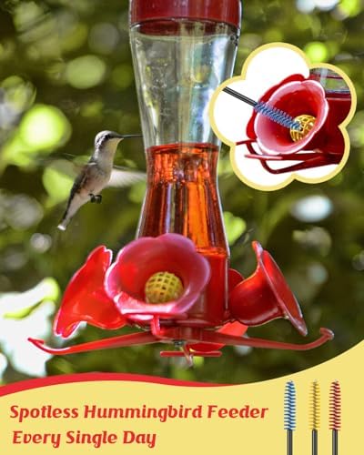 Pawfly 18 Pcs Hummingbird Feeder Cleaning Brushes, Mini Nylon Hummingbird - Image 4