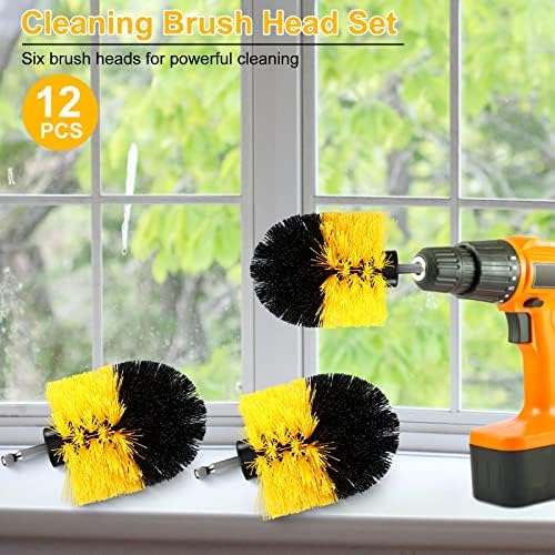 Drill Brush Nylon Drill Brush Attachment Electric Power Scrubber Scrub Brush - Image 5