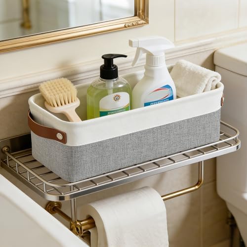 Bagnizer Small Fabric Storage Baskets, Decorative Basket - Image 6