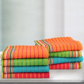 THREAD SPREAD Kitchen Dish Towels, 100% Cotton Salsa Towels, Highly Absorbent by THREADSPREAD