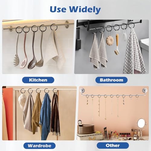Kutesna 24PCS Shower Curtain Hooks - Image 6