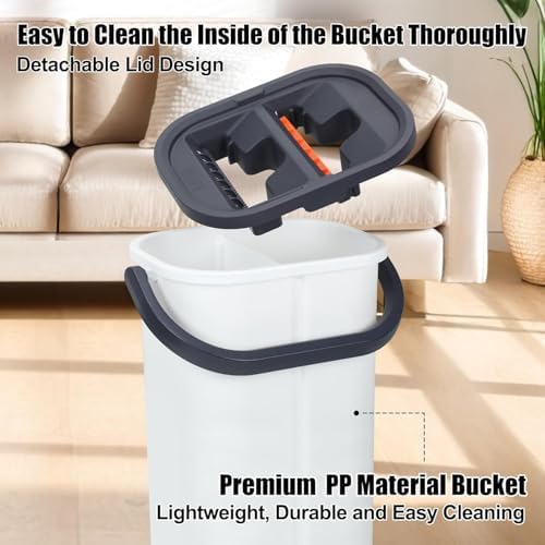 16" Flat Mop and Bucket Set - Image 5
