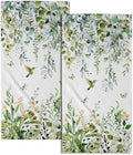 Spring Eucalyptus Leaves Kitchen Towels 14"x28" Set of 2 Green Botanical by Granbey