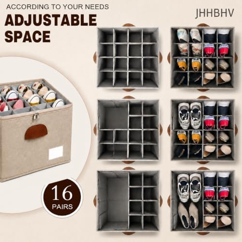 2 Pack Shoe Organizer for Closet - Image 3