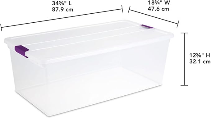Sterilite Clearview Latch Boxes, Storage Bins - Image 3
