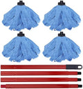 Microfiber Mop Cloth Heads Replacements: One Mop Handle by BeiLan