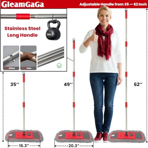 Dust Mop for Floor Cleaning for Hardwood, Tile & Marble Floors - Image 3