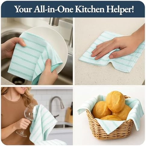 LANE LINEN Kitchen Towels Set - Image 4