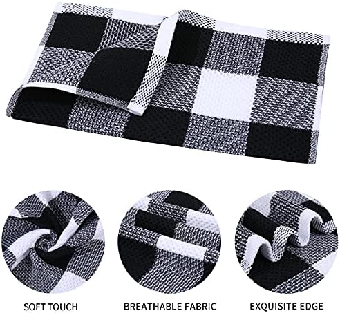 Mordimy Cotton Waffle Kitchen Towels, 8 Pack - Image 2