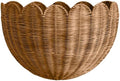 BEBE BASK Scalloped Wicker Wall Basket by BEBEBASK%C2%AE
