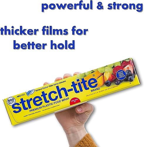 Stretch-Tite Premium Plastic Food Wrap, 500 Sq. Ft., 516.12-Ft. x 11.5/8-Inch) - Image 2