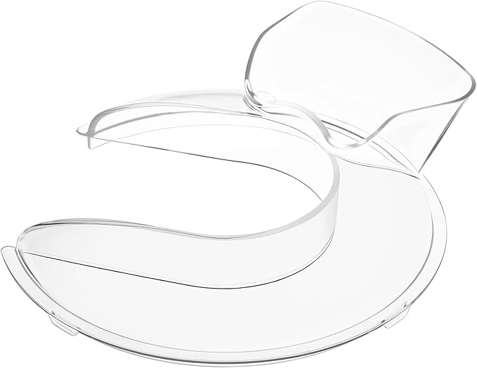 Pouring Shield for Kitchenaid Mixer, Splash Guard for Kitchenaid Bowl-Lift Stand Mixers 7 Quart, Stand Mixer Pouring Shield for Kitchenaid Stainless Steel Bowls