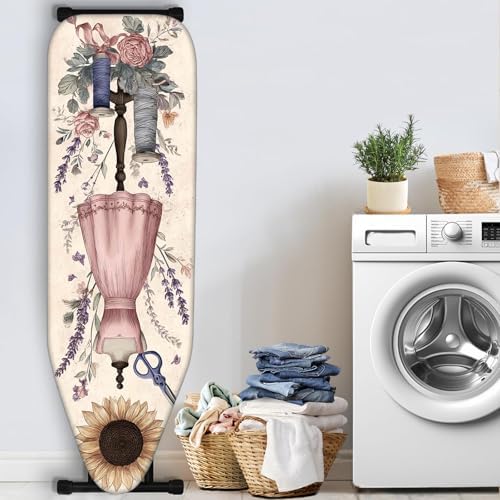 Nuxovilar Sunflower Sewing Mannequin Ironing Board Cover 15x54 Polyester - Image 3