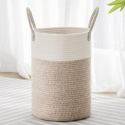 VIPOSCO 30L Small Woven Laundry Basket Hamper by VIPOSCO