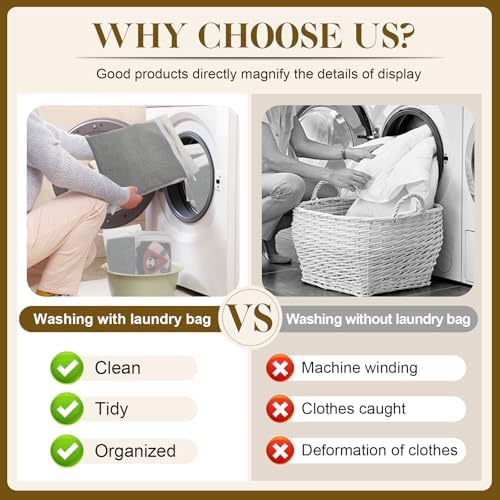 5-Piece Organic Cotton Laundry Bags - Image 5