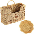 Hanging Woven Magazine Basket by Unknown