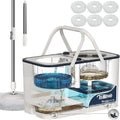 RinseWise Large Gen 1 Mop Bucket Set, Clean/Dirty Water Separation by RinseWise