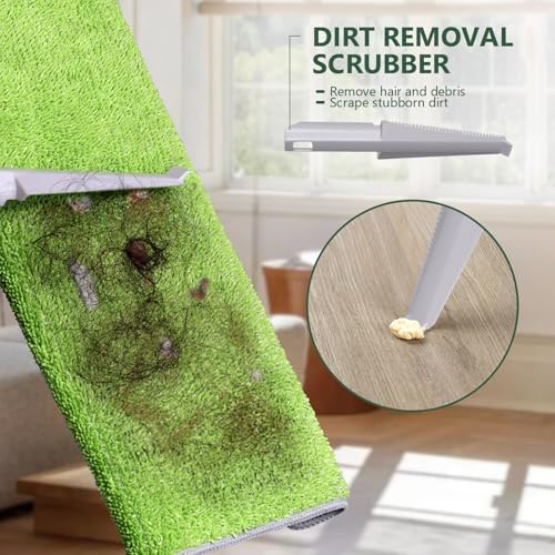 Masthome Microfiber Flat Mop for Hardwood, Laminate Floor Cleaning - Image 5