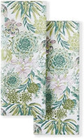 Martha Stewart Dual Purpose Kitchen Towel 2-Pack Set, Succulents by MarthaStewart
