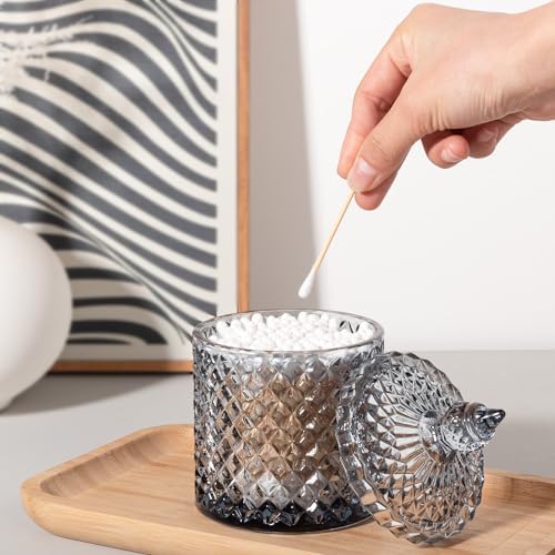 2 Pack Qtip Holder Apothecary Jars - Image 2