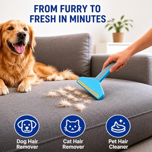 3-in-1 Pet Hair Removers, Carpet Rake - Image 3