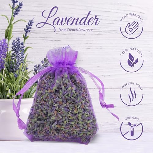 OLILLY - Premium Lavender Sachets from Provence France – 12 Natural Dried - Image 4