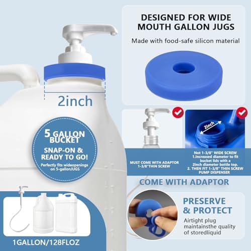 5 Gallon Bucket Pump Dispenser, Coffee Syrup Pump - Image 3