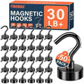 FINDMAG Magnetic Hooks, 30LB+ Magnetic Hooks by FINDMAG