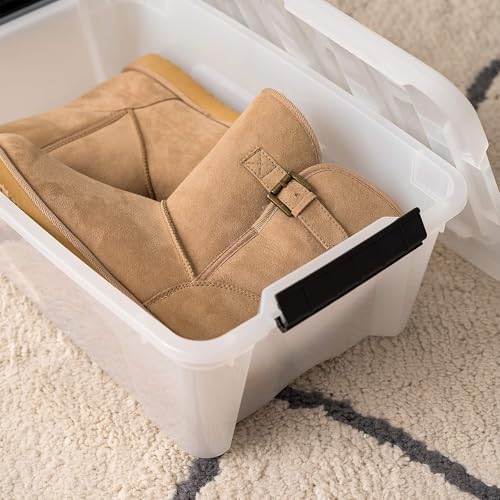 IRIS USA 6-Pack 13 Quart Storage Bins - Image 6