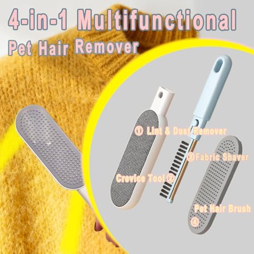 VrythosNex​​ ​4-in-1 Pet Hair Remover, Wool Hair Remover - Image 2