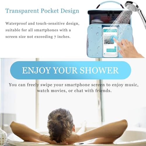 Dorm Room Essentials for College Students Girls Boys Guys, Shower Caddy - Image 5