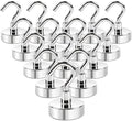 14Pack Silver Magnetic Hooks, 0.8" Heavy Duty Hooks by Unknown