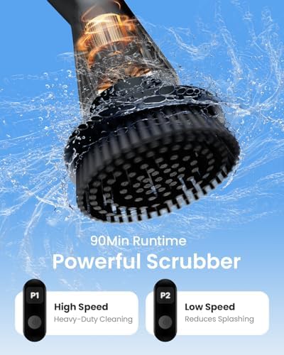Leebein Electric Spin Scrubber, Cordless Cleaning Brush - Image 2