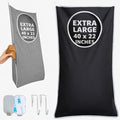 Hanging Laundry Hamper Bag XL 40x22", Space Saving over the Door Storage Bags by DONAQ