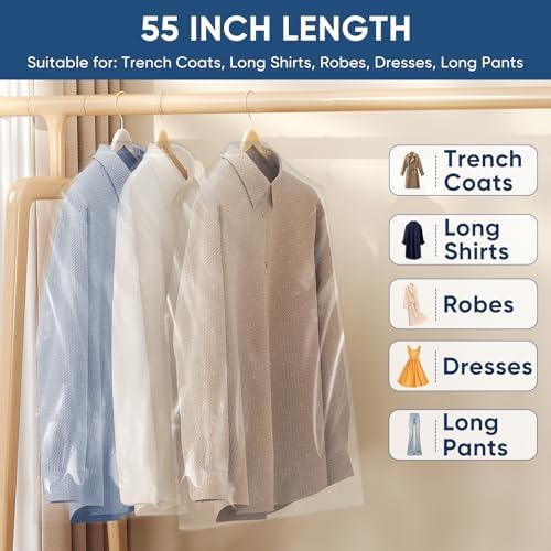 100 Pack 23.6"x55" Garment Bags - Image 3