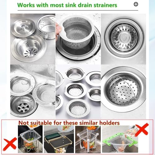 300 Filter Net Bags for Sink Drain Strainer - Image 6