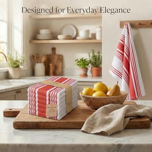 Urban Villa Kitchen Towels Cotton Dish Towels 20”x30” Chillired - Image 5