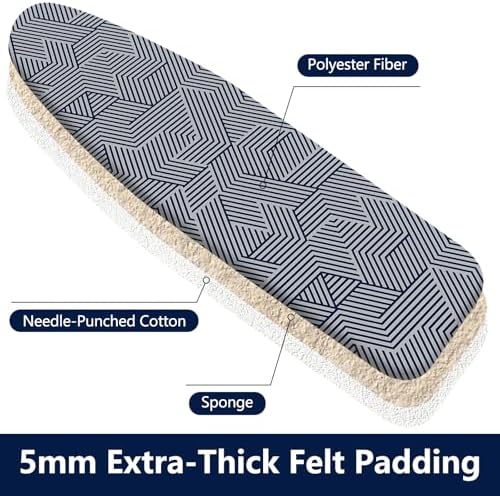 Padded Ironing Board Cover, 15 * 54 in Standard Size Ironing Board Covers - Image 3