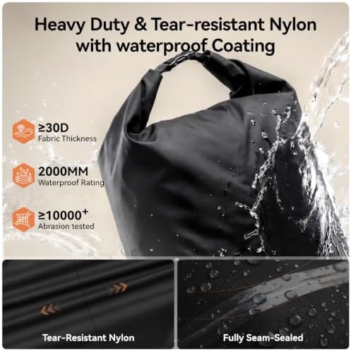 Travel Laundry Bag, Vacuum Compression Waterproof Dirty Clothes Bag - Image 3
