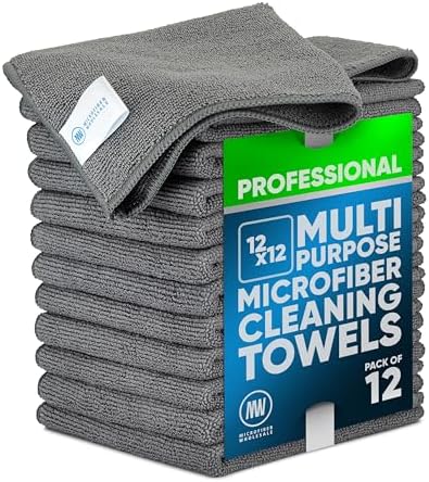 MW PRO Premium Microfiber Cleaning Cloths by MicrofiberWholesale