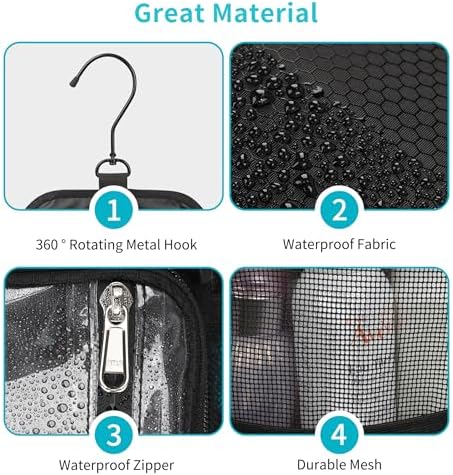 Shower Caddy Portable Mesh Shower Bag - Image 5