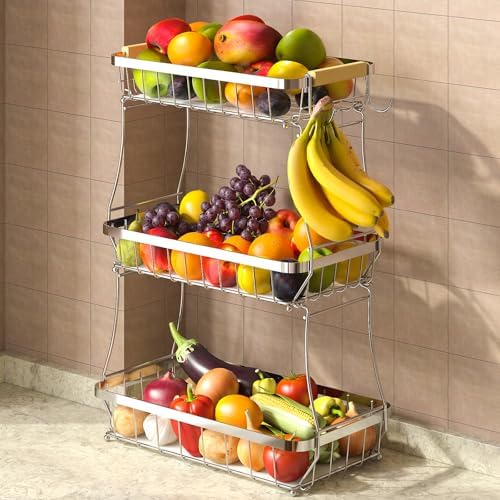 Sevenblue 3-Tier Fruit Basket by Sevenblue