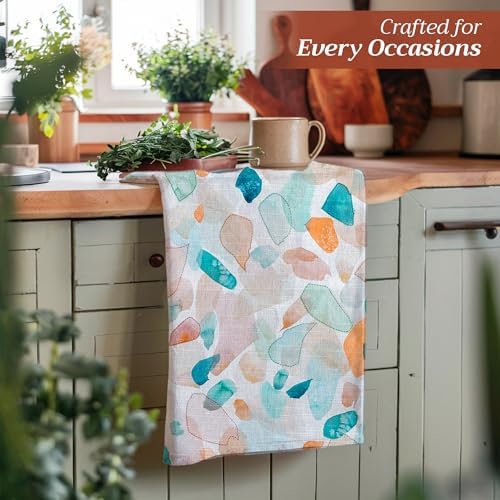 Maison d' Hermine Kitchen Towels Set of 3 Reusable 100% Cotton 27.50" x 20" - Image 6