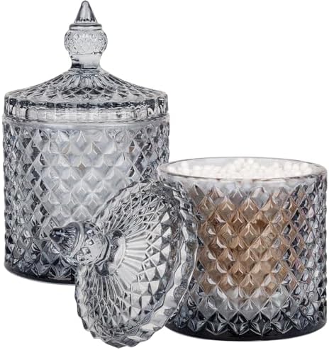 2 Pack Qtip Holder Apothecary Jars by rejomiik