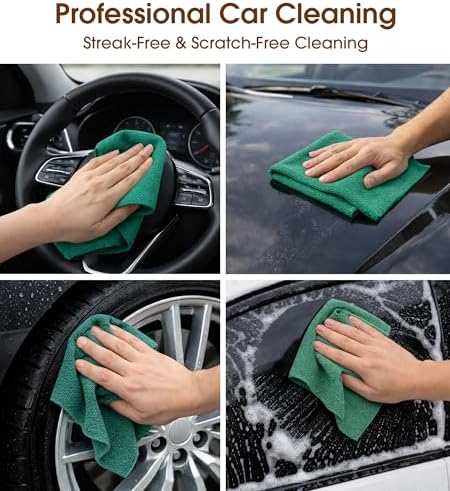 Microfiber Cleaning Cloth Roll, 100 Pack 12 x 12 Inch Tear Away Reusable Paper - Image 2