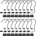 Boot Hangers Clips, 16 Pack Laundry Hooks Hanging Clips Clothes Pins Closet by MECHEER