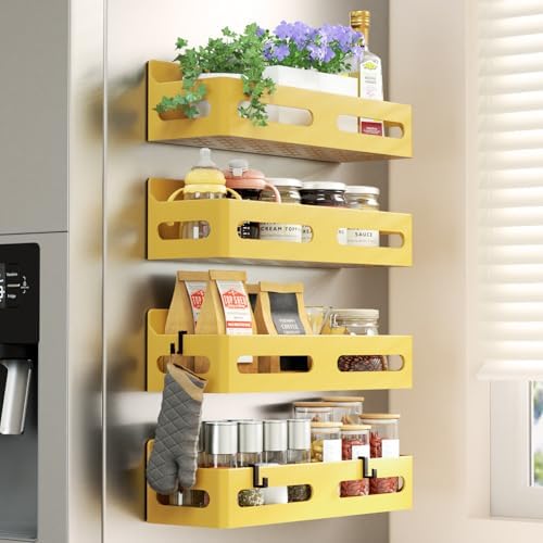 Sevenblue 4-Pack Magnetic Spice Rack by Sevenblue