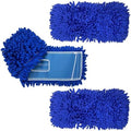 KLEEN HANDLER 18" Microfiber Dust Mop Head Replacement, 3 Pack by BisonLife