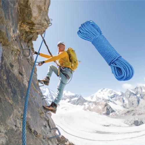 Nylon Rope, 65.6 ft Solid Braided Rope Clothes Line Outdoors Nylon Cord Laundry - Image 2