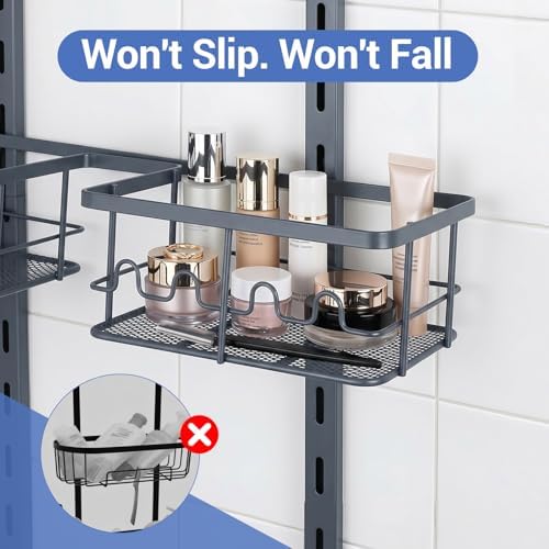 Extra Large Shower Caddy Hanging, Rust-Resistant Shower Organizer Hanging - Image 4